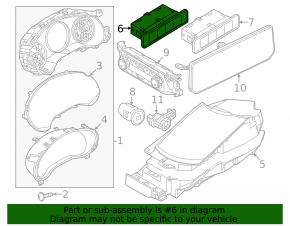 Блок кнопок передней панели верхний Mazda CX-50 23-26 без парктроников