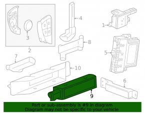 Keyless Entry Antenna двері задньої лівої Chevrolet Equinox EV 24-26