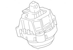 Подушка двигуна ліва BMW X3 G01 19-21 2.0T RWD