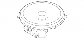 Динамик задней полки левый Infiniti G25 G35 G37 4d 06-15