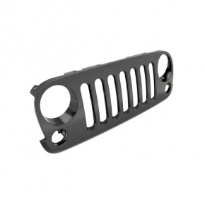 Решітка радіатора grill Jeep Wrangler 09-17 чорна