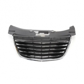 Решітка радіатора grill Chrysler 200 11-14 чорна з хромом