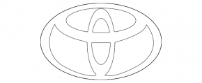 Емблема капота Toyota Venza 09-15