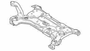 Подрамник передний Ford Focus mk3 11-18