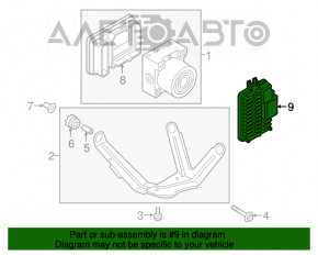 Traction Control Modul Unit Mini Cooper F56 3d 14-