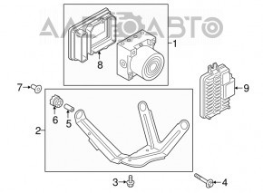Traction Control Modul Unit Mini Cooper F56 3d 14-