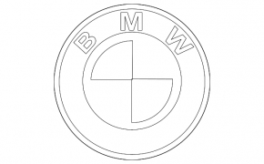 Емблема переднього бампера BMW Z4 09-17