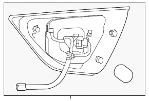 Фонарь внутренний крышка багажника правый Nissan Maxima A36 16-18 дорест