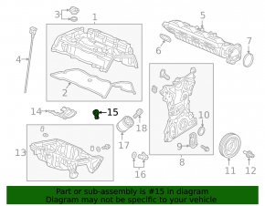 Датчик детонации Honda CRV 12-16 2,4