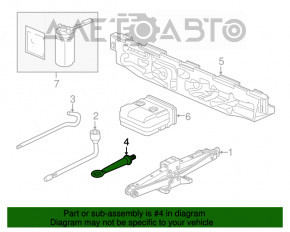 Буксировочный крюк Acura MDX 14-20