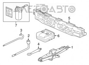 Буксировочный крюк Acura MDX 14-20