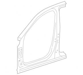 Стойка кузова центральная левая Mercedes W213 E 300/350 17-23