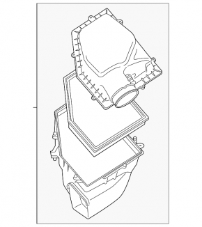 Корпус повітряного фільтра BMW X5 G05 24-26 3.0T