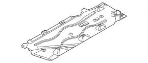 Защита днища правая Mini Cooper F56 3d 14-