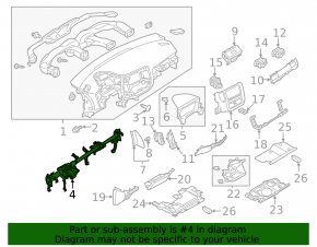 Труба подторпедная усиление Mitsubishi Outlander 14-18