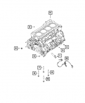 Нагрівач блоку циліндрів Jeep Cherokee KL 19-23 2.0T