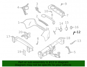 Накладка заднего бампера левая Mercedes W167 GLE 350 450 20-26 AMG pkg