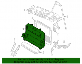 Воздуховод радиатора Volkswagen ID.4 21-23