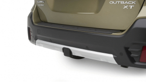 Губа заднього бампера центральна Subaru Outback 23-25 сіра