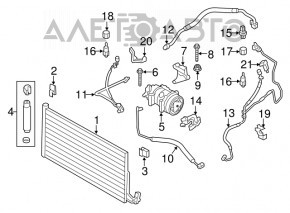 Компрессор кондиционера Mini Cooper R56 R58 07-15