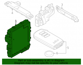 BODY COMPUTER CONTROL MODULE BCM Kia Niro 23-26 EV