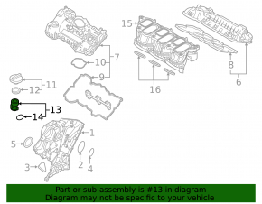 Маслозаливная горловина Kia Sorento 16-20 3.3