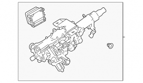 Рульова колонка Lexus ES 23-25