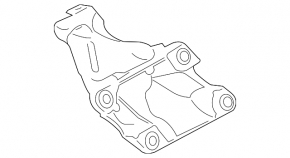 Кронштейн двигуна лівий BMW X3 F25 13-17 2.0T