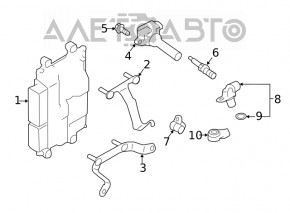 Блок ECU компьютер двигателя Subaru Forester 19-20 SK
