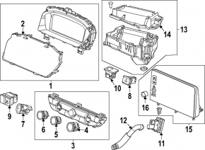 Кнопка аварийки Honda CRV 23-26