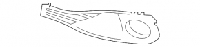 Обрамлення грат птф ліве BMW 4 F32/33/36 15-20 Basis, відкрита