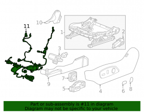 Проводка сидіння водія Chevrolet Equinox EV 24-26