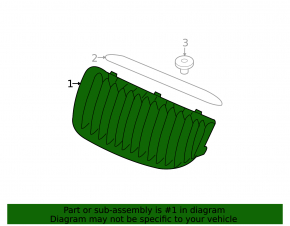 Решетка радиатора grill правая BMW 3 E90 E92 07-08