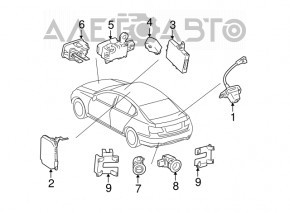 Парктроник заднего бампера Lexus GS300 GS350 GS430 GS450h 06-11