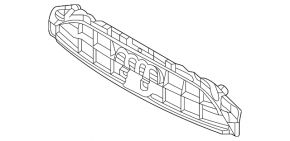 Каркас решетки радиатора grill Audi A4 B9 20-25