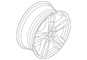 Диск колесный R18x7.5J ET37.5 Ford Explorer 20-25 бордюрка