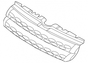Решетка радиатора grill Land Rover Discovery Sport 17-19 light atlas