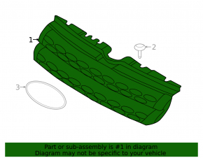 Решетка радиатора grill Land Rover Discovery Sport 17-19 light atlas