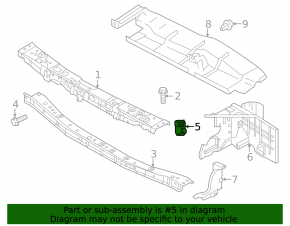 Воздухоприемник дефлектор Nissan Versa 12-19 1.6