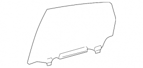 Стекло двери задней правой Toyota Prius V 12-17