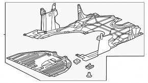Защита двигателя Honda Civic XI FE/FL 22-26 2.0