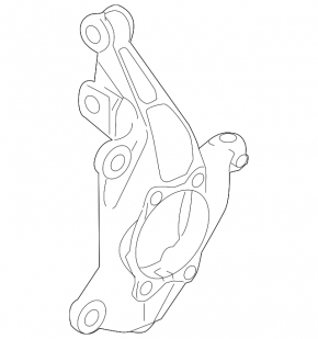 Цапфа передняя левая Mazda 3 19-26