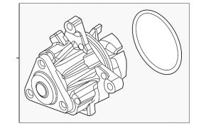 Помпа водяная Lincoln MKZ 17-20 2.0T