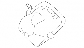 Насадка глушителя правая Land Rover Range Rover 13-19 хром