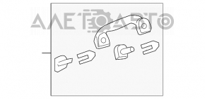 Ручка потолка правая задняя Honda Civic 4d 06-09