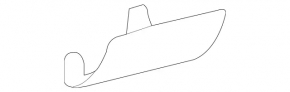 Заглушка порога передня права Mercedes E-class W212 10-16 AMG pkg