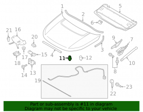 Відбійники капота Land Rover Discovery Sport 17-19