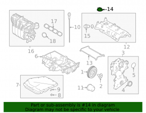Крышка маслозаливной горловины Mitsubishi Outlander 22-26 2.5