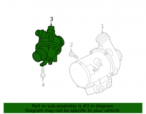 Корпус термостата BMW X5 E70 07-13 3.0