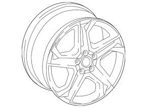 Колісний диск R18 Audi Q5 80A 20-24 стиль CB5